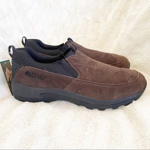 Denali Aleutian Men’s Brown Suede Slip-Ons Size 14